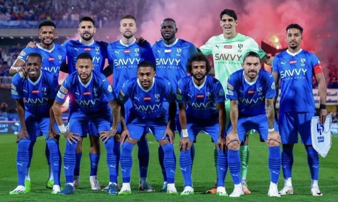 صورة لفريق نادي الهلال السعودي