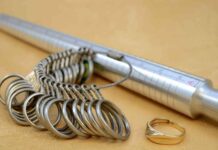 كيف اعرف مقاس الخاتم؟ خطوات بسيطة في المنزل كيف اعرف مقاس الخاتم صورة لأداة قياس الخاتم