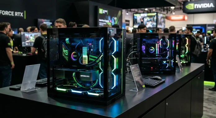 حواسيب RTX Spark الحديثة من إنفيديا في معرض تقني