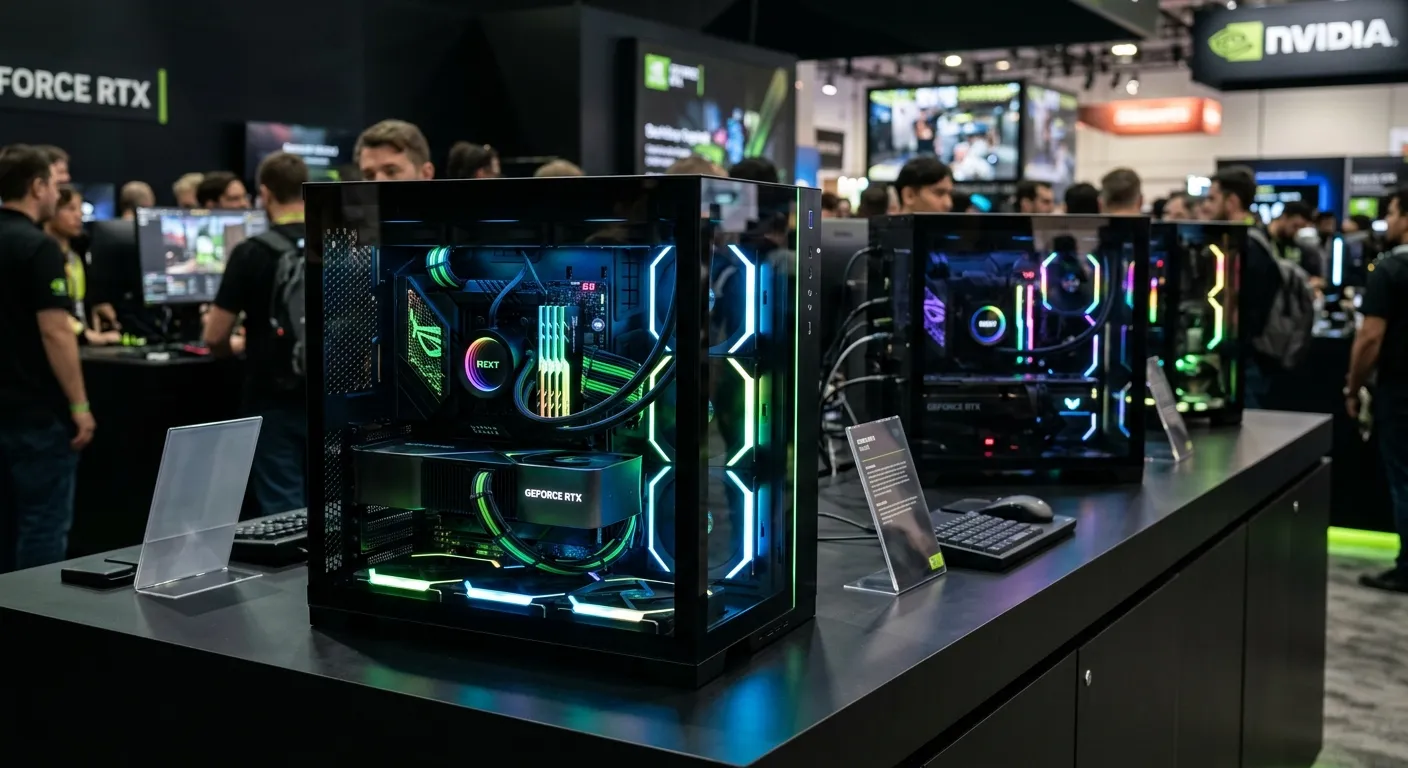 حواسيب RTX Spark الحديثة من إنفيديا في معرض تقني